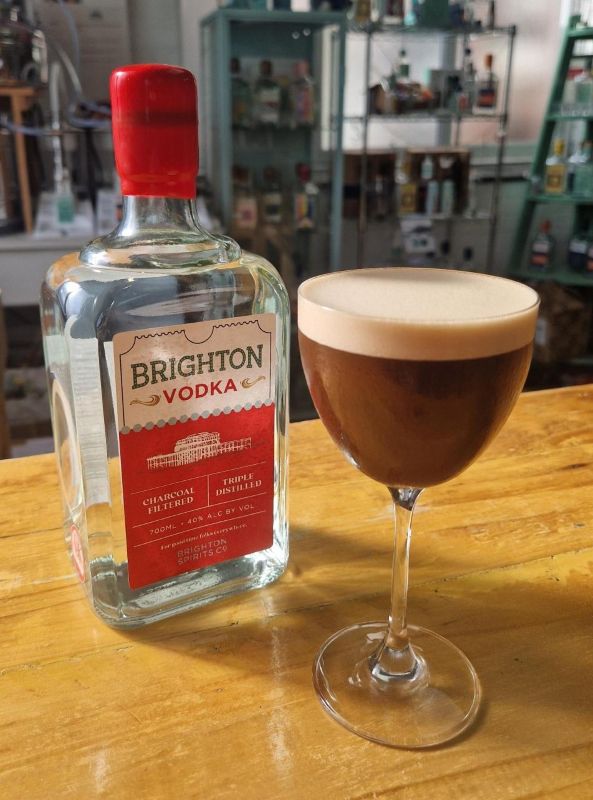 Espresso Martini with Brighton Vodka