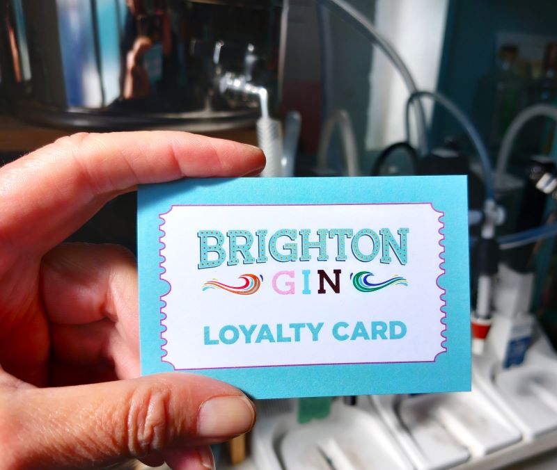 ANNOUNCING.... Brighton Gin's refill Loyalty Card
