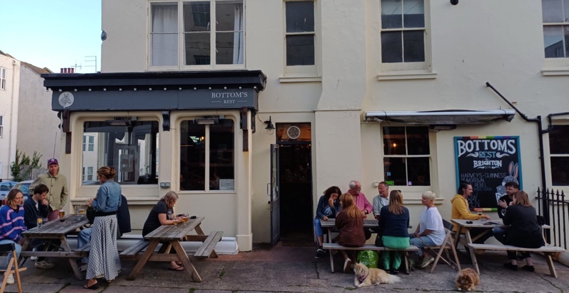 Brighton Gin at the Bottoms Rest