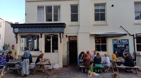 Brighton Gin at the Bottoms Rest