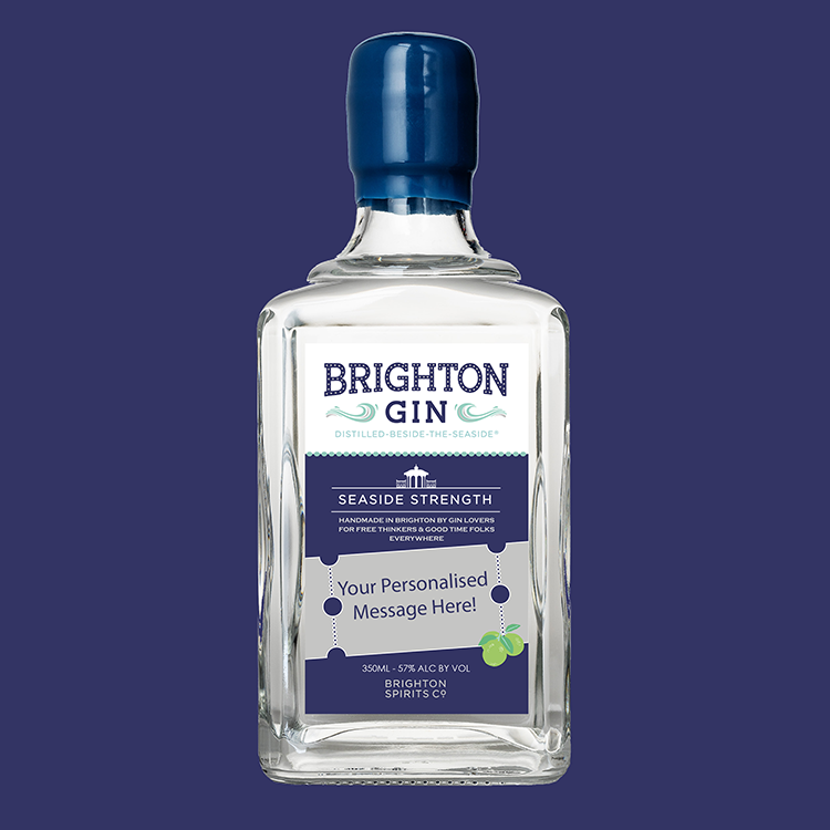 Personalised 350ml Bottle - Brighton Gin