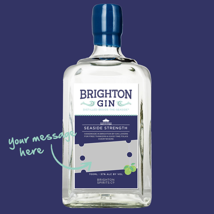 Personalised 700ml Bottle - Brighton Gin