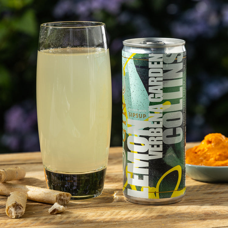 Brighton Gin Ready to Drink Lemon Verbena Garden Collins