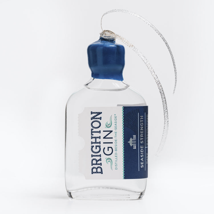 50ml Brighton Gin Seaside Strength Christmas Tree Decorations