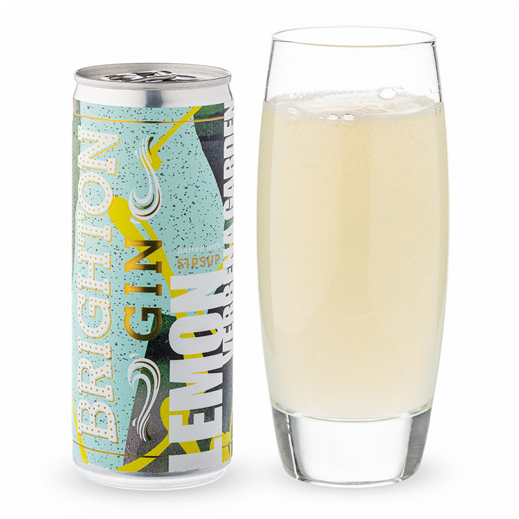 Brighton Gin Ready to Drink Lemon Verbena Garden Collins