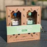 Brighton Gin 350ml Twin Bottle Gift Set