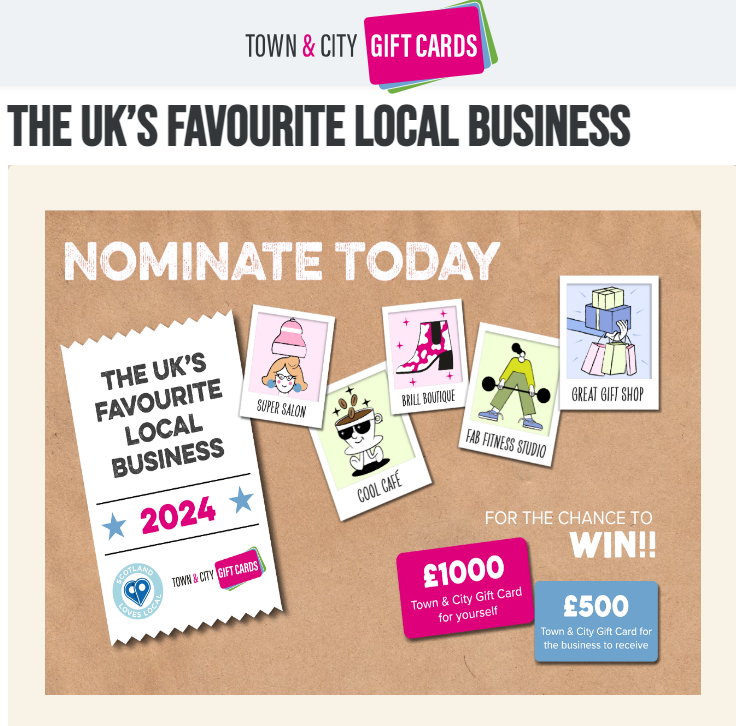 Vote for Brighton Gin in the UK's Favourite Local Business Awards - and win a £1000 shopping voucher!