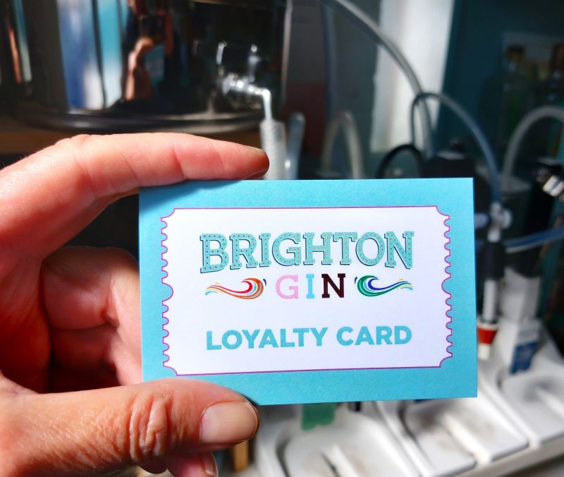 ANNOUNCING.... Brighton Gin's new refill Loyalty Card