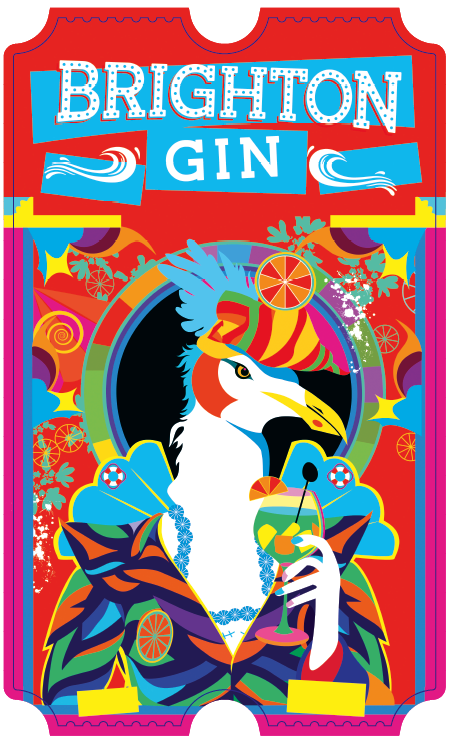 Brighton Gin's 2024 Limited Edition Pride bottle!