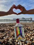 Brighton Gin Pride Progress Flag (40% ABV) -  minis & 700ml sizes