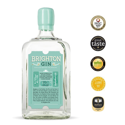 Brighton Gin Pavilion Strength (40% ABV) -  minis, 350ml & 700ml sizes