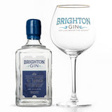 Brighton Gin 350ml Bottle Seaside Strength & branded Copa Gin glass