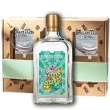 Brighton Gin Gift Set - Pride 2022 Limited Edition Sailor Label 700ml Bottle & two Copa Glasses