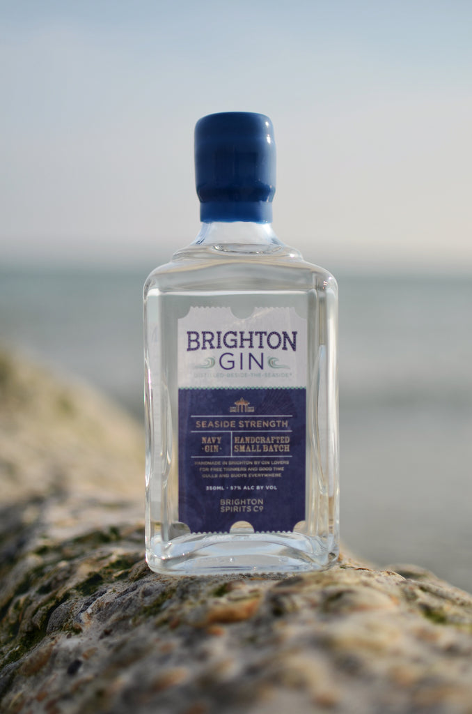Brighton Gin - 350ml Seaside Strength Navy Gin (57% ABV)