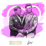 Brighton Gin Pride 2021 label 3 by artist Fox Fisher