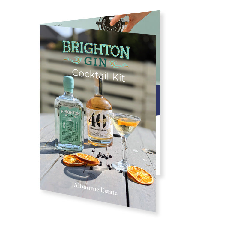 Brighton Gin Cocktail Kit Recipe Booklet
