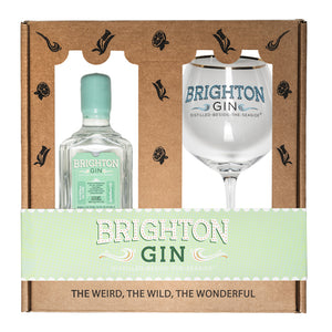 Brighton Gin Gift Set - 350ml Bottle & Copa Gin Glass