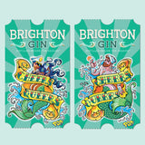 Pride 2022 Brighton Gin Labels by Dave Pop!