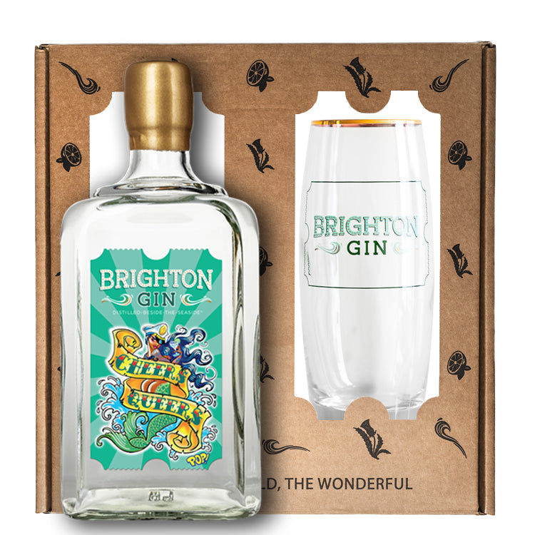 Pride 2022 Limited Edition 700ml Brighton Gin Bottle & Highball Glass